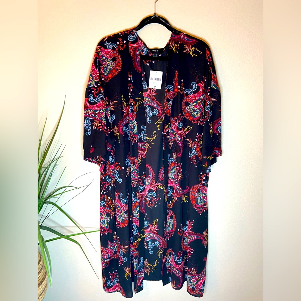⚠️LAST CHANCE SALE‼️ paisley kimono-inspired cardigan